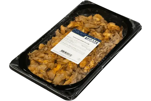 Oesterzwam kebab bak 1kg kist 8 stuks